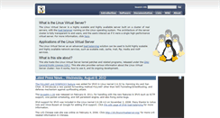 Desktop Screenshot of linuxvirtualserver.org